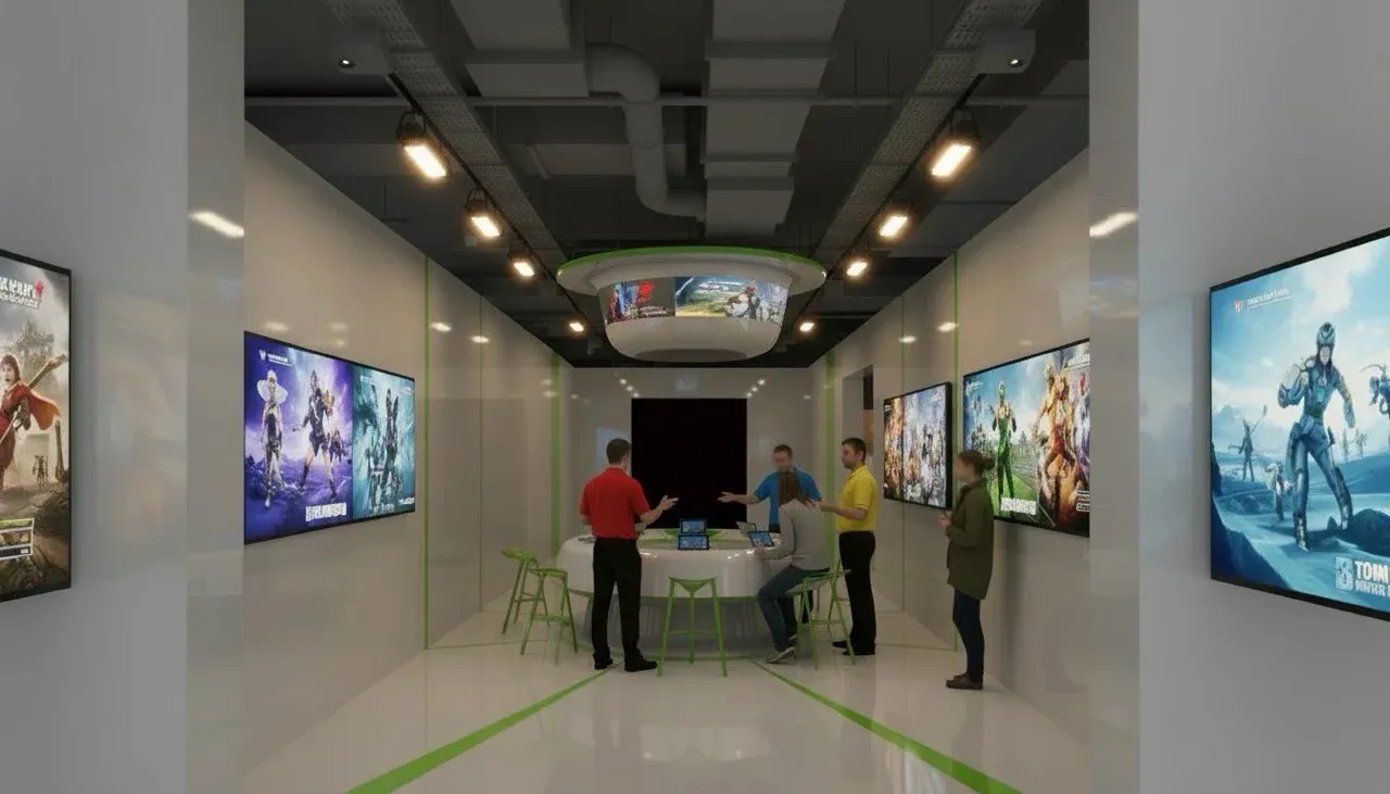 Xbox Innovation Lab, environment interior