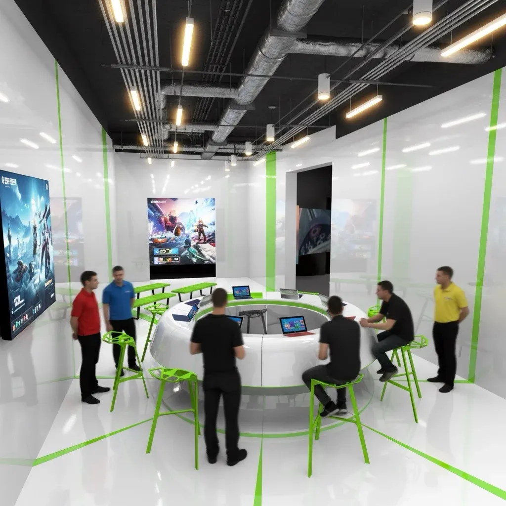 Microsoft Xbox Innovation Lab, Branded Environment / Showcase